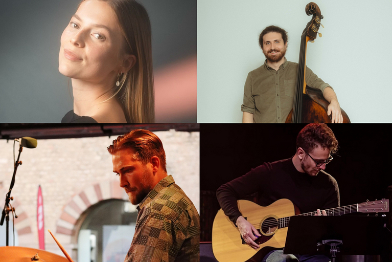 Foto mit den 4 Mitgliedern von Songlines